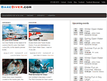 Tablet Screenshot of barediver.com